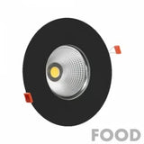 Virga LED ‘Food’ Inbouw Downlight | Aluminium | 2430Lm | 50° | Wit/Zwart