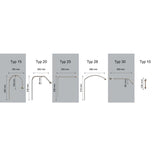 Betec Leuchten Manufactur - Minimus Schilderijlamp Duoled Van Messing, Beugeltype 200mm