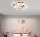 DreamGlow Dimbare Kinderkamer LED Plafondlamp met Afstandsbediening