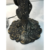 Alexandra Lighting - Rubber Voet Tafellamp Met Tiffany Scherm Diameter 40 Cm Rosy Serie