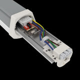 LED Montagebalk 150CM - IP66 Dampproof - 42-23W - 6900-3700Lm - 4000K 840 Koel Wit | Multi Lumen Switch – 3x1.5mm²