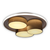 Näve Leuchten - 3-Led Plafondlamp "Eppan" D: 56Cm Grijs