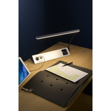 Betec Leuchten Manufactur - Studeo Bureaulamp Led Met Usb-Poort, Stopcontact, Touchdimmer 2700K