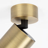 Mila 1 Rond Opbouwspot – Messing Plafondspot, Verstelbaar & Modern Design