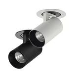 Luna-S LED Downlight Aluminium Wit/Zwart 7W 3000K