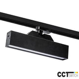 Linnea-T3 LED Railspot Aluminium CCT Wit/Zwart 3-Fase 120º