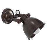 Maxim Opbouwspot Brons Messing – Draaibare Wandlamp E14 Fitting