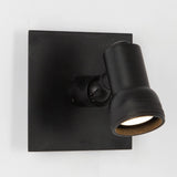 Indigo Mini Swirl Wandspot Zwart – GU10 Opbouwlamp Ø5 cm