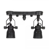 Indigo Dubbele Opbouwspot Zwart Messing – Draaibaar GU10 Spot