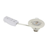 Fizu LED Inbouwspot Wit/Zwart 4,8W 3000K/4000K Verstelbaar