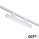 Linnea-T3 LED Railspot Aluminium CCT Wit/Zwart 3-Fase 120º
