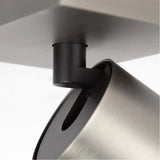 Lynn 3 Opbouwspot – Gun Metal Plafond- en Wandspot met Drie Lichtpunten, Verstelbaar