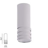 Locus-P LED Opbouwspot Aluminium GU10 Wit/Zwart/Grijs 35W