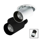 Luna-L LED Dimbare Downlight Aluminium Wit/Zwart 15W 3000K