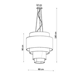 Lightinup Srl - Reflexion 80 Witte Kroonluchter