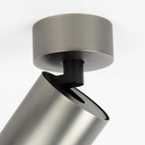 Mila 1 Rond Opbouwspot – Gun Metal Plafondspot, Verstelbaar & Modern Design