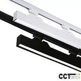 Linnea-T3 LED Railspot Aluminium CCT Wit/Zwart 3-Fase 120º