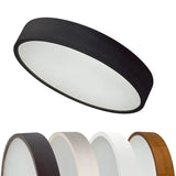 Jasmin Houten Plafondlamp met Glas – 3 Maten – 5 Kleuren