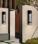 CrystalLux Buitenwandlamp – Moderne Waterdichte Wandverlichting met K9 Kristal & Anti-Roest Aluminium