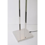 Betec Leuchten Manufactur - Luxe 4 tafel vloerlamp LED mat nikkel