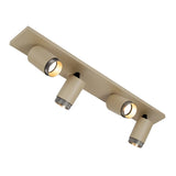 Scott 4 Opbouwspot Champagne – 4-lichts Draaibare Plafondspot GU10