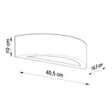 Wandlamp keramiek ATENA
