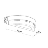 Wandlamp keramiek HELIOS