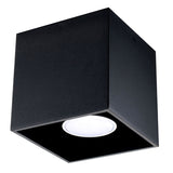 Plafondlamp QUAD 1 zwart