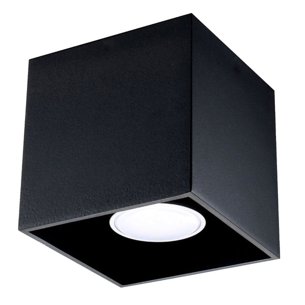 Plafondlamp QUAD 1 zwart