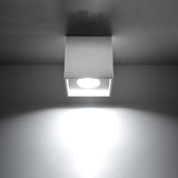 Plafondlamp QUAD 1 wit