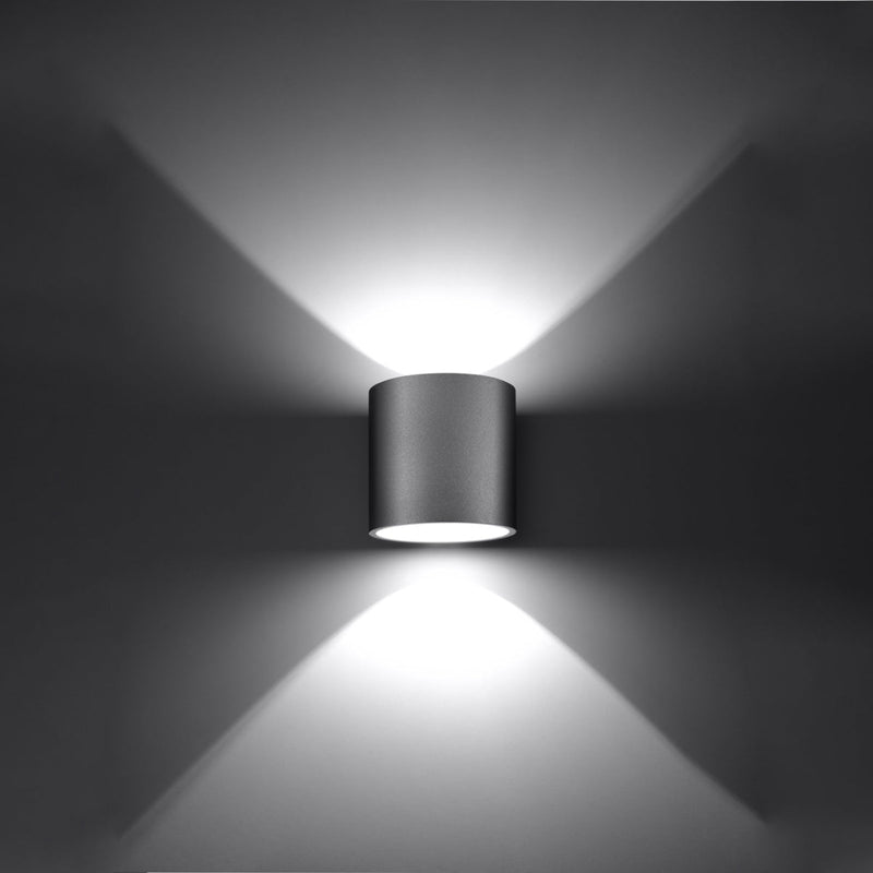 Wandlamp ORBIS 1 grijs