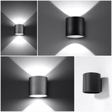 Wandlamp ORBIS 1 wit