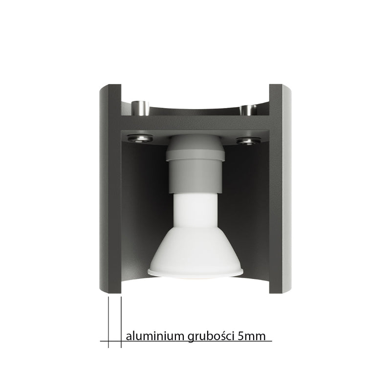 Wandlamp ORBIS 1 wit