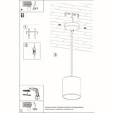 Hanglamp ORBIS 1 zwart