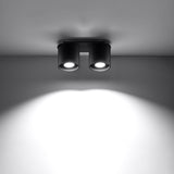 Plafondlamp ORBIS 2 zwart