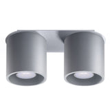 Plafondlamp ORBIS 2 grijs