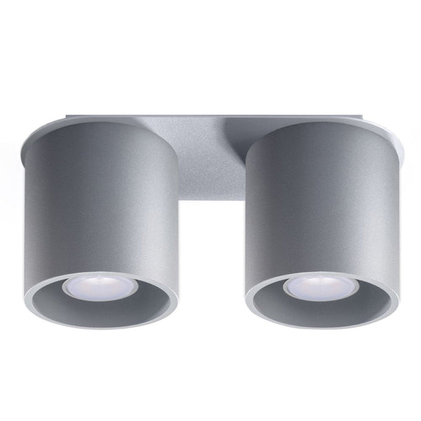 Plafondlamp ORBIS 2 grijs