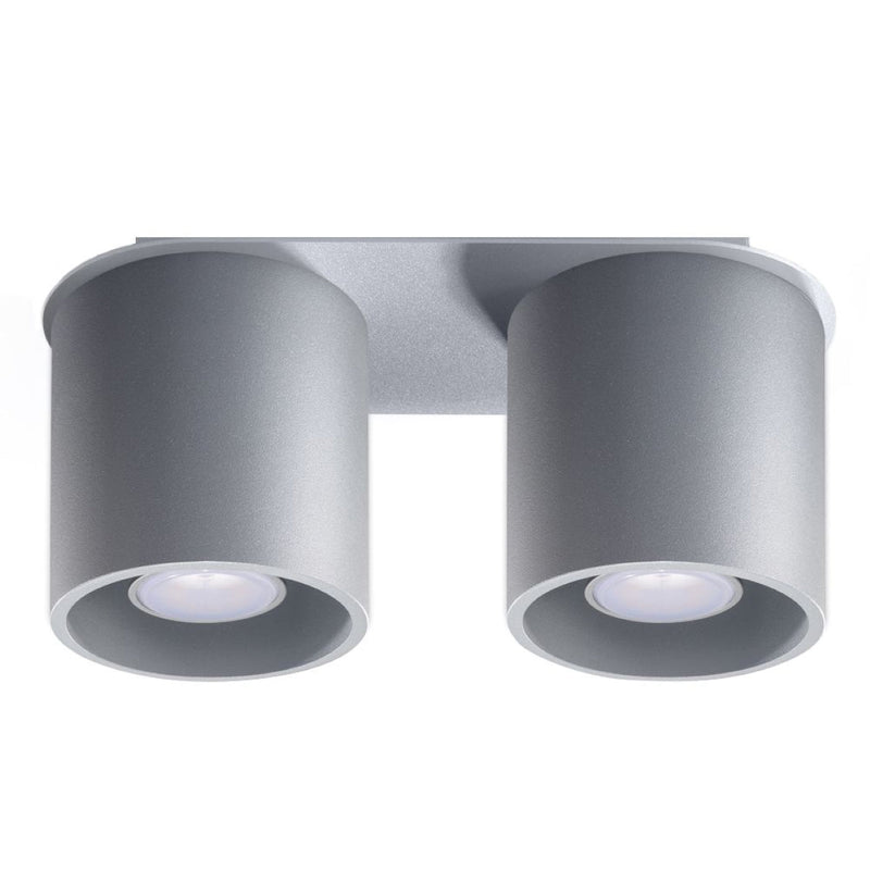 Plafondlamp ORBIS 2 grijs