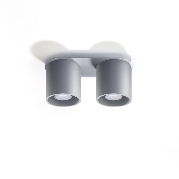 Plafondlamp ORBIS 2 grijs