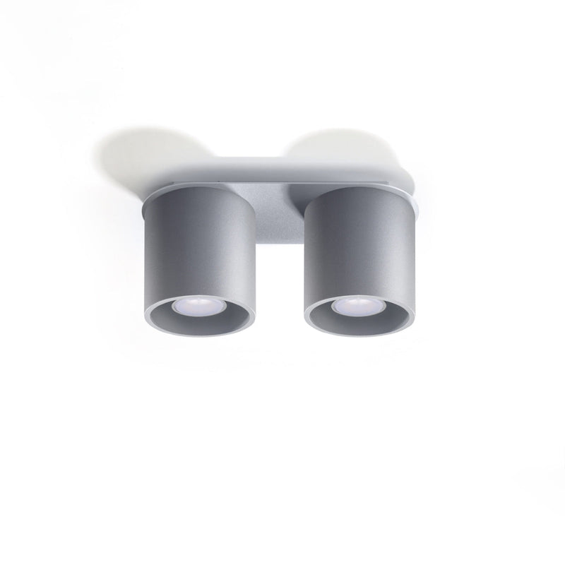 Plafondlamp ORBIS 2 grijs