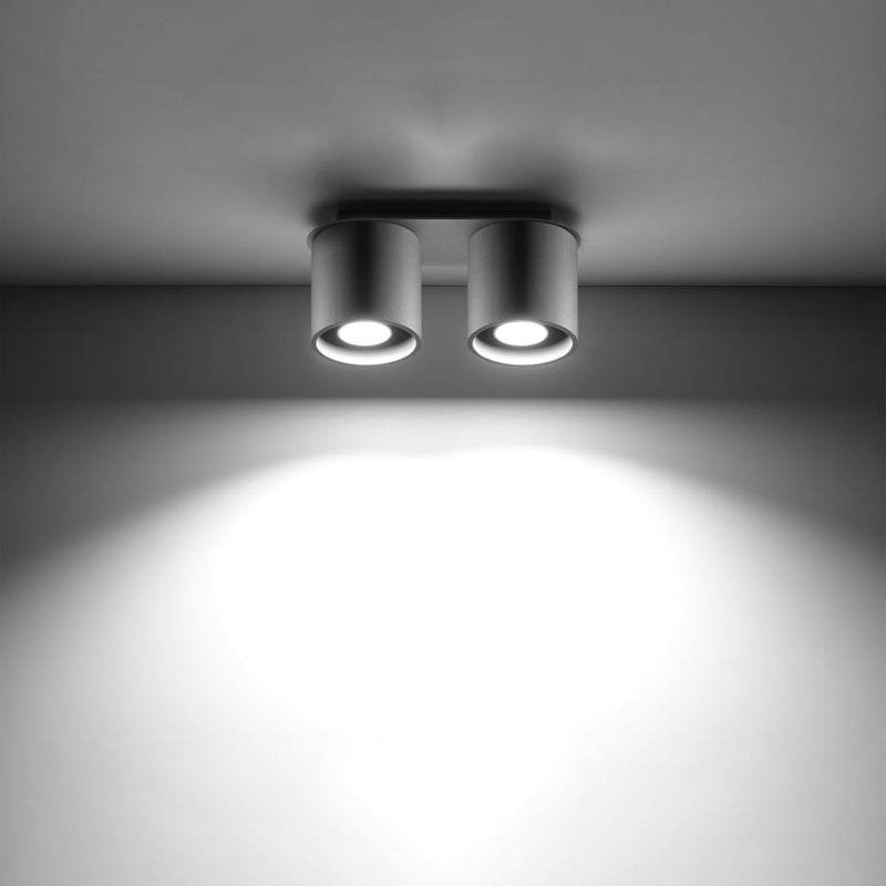 Plafondlamp ORBIS 2 grijs