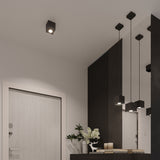 Wandlamp QUAD 1 zwart