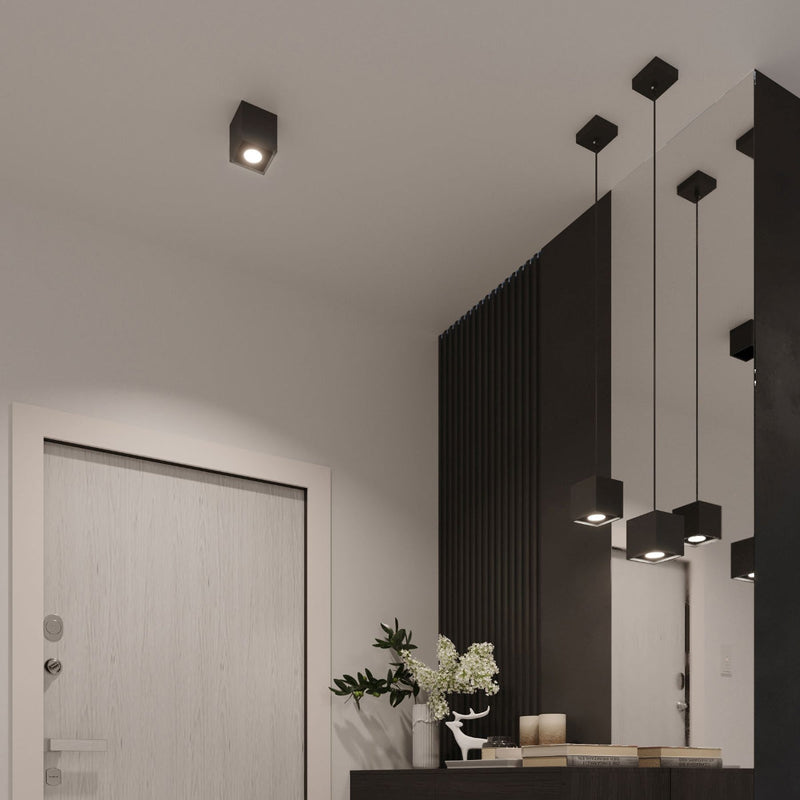 Wandlamp QUAD 1 zwart