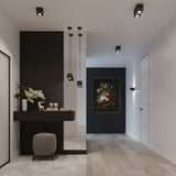 Wandlamp QUAD 1 zwart
