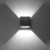 Wandlamp QUAD 1 zwart