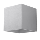 Wandlamp QUAD 1 grijs