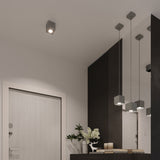Wandlamp QUAD 1 grijs