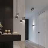 Wandlamp QUAD 1 grijs