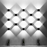 Wandlamp QUAD 1 grijs