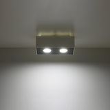 Plafondlamp MONO 2 wit